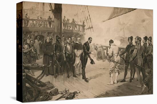 The surrender of Don Anton to Sir Francis Drake, 1 March 1579 (1905)-Unknown-Premier Image Canvas