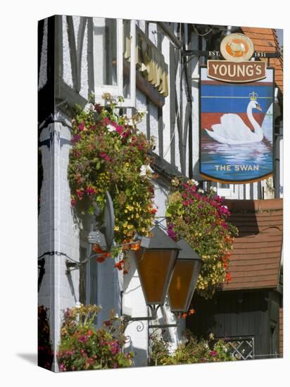 The Swan Pub, Walton on Thames, Surrey, England, United Kingdom-Charles Bowman-Premier Image Canvas
