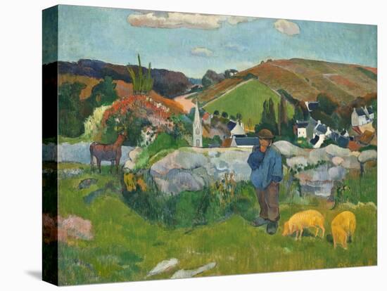 The Swineherd, 1888-Paul Gauguin-Premier Image Canvas