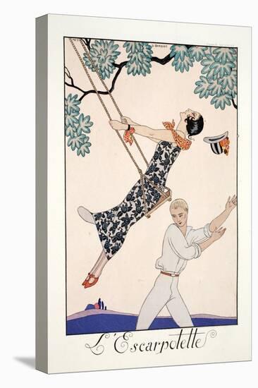 The Swing-Georges Barbier-Premier Image Canvas