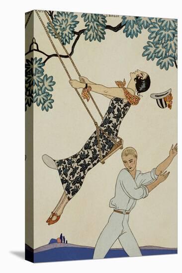 The Swing-Georges Barbier-Premier Image Canvas