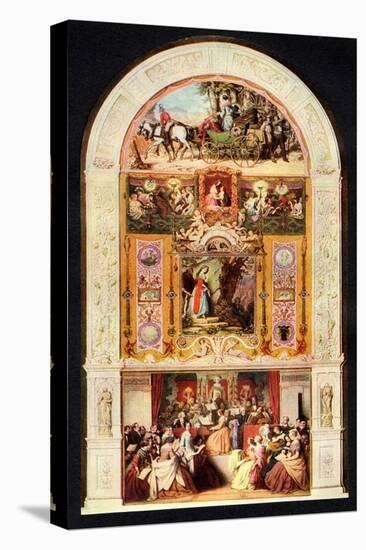 The Symphony 1852 painting-Moritz Ludwig von Schwind-Premier Image Canvas