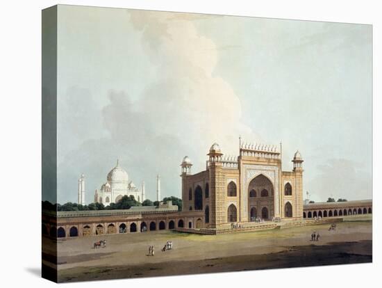 The Taj Mahal at Agra, from "Oriental Scenery: Twenty Four Views in Hindoostan", 1796-Thomas Daniell-Premier Image Canvas