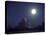 The Taj Mahal at Night with Bright Full Moon-Eliot Elisofon-Premier Image Canvas