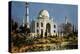 The Taj Mahal in Agra (India) Marble Mausoleum Built in 1632 - 1644-null-Stretched Canvas