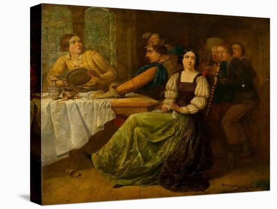 'The Taming of the Shrew' (Oil on Canvas)-Augustus Leopold Egg-Premier Image Canvas