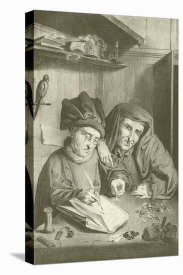 The Tax Collectors-Quentin Massys-Premier Image Canvas