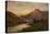 The Tay at Sunset, Dunkeld-Alfred de Breanski-Premier Image Canvas