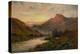 The Tay at Sunset, Dunkeld-Alfred de Breanski-Premier Image Canvas