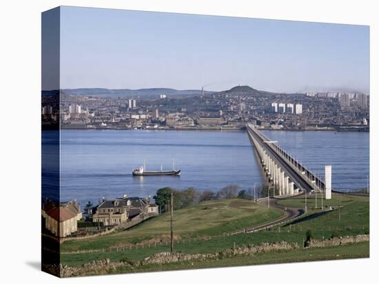 The Tay Bridge, Dundee, Angus, Scotland, United Kingdom-Adam Woolfitt-Premier Image Canvas