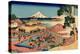 The Tea Plantation of Katakura in the Suruga Province, c.1830-Katsushika Hokusai-Premier Image Canvas