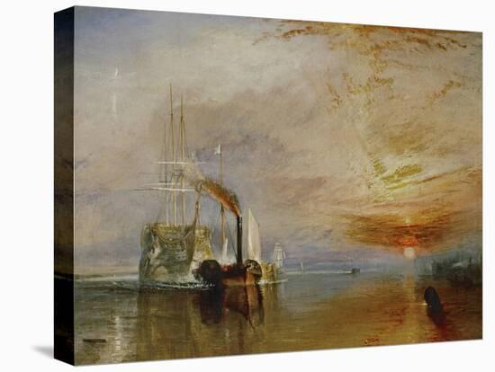 The Temeraire Towed to Her Last Berth (AKA The Fighting Temraire)-JMW Turner-Premier Image Canvas