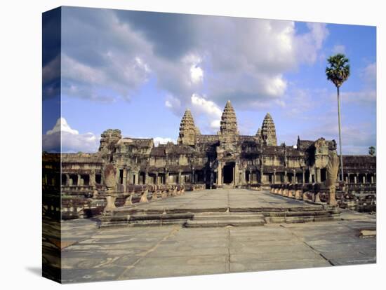 The Temple of Angkor Wat, Angkor, Siem Reap, Cambodia-Tim Hall-Premier Image Canvas