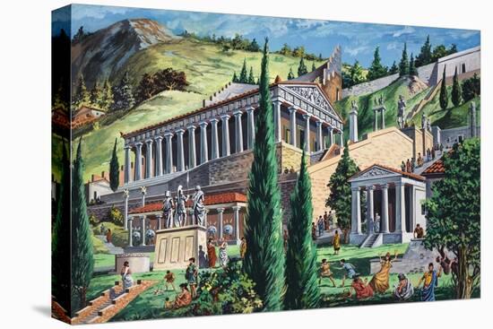 The Temple of Apollo at Delphi-Giovanni Ruggero-Premier Image Canvas