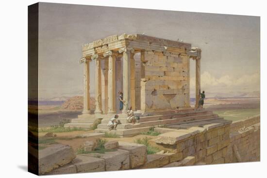 The Temple of Athena Nike. View from the North-East, 1877-Carl Friedrich Heinrich Werner-Premier Image Canvas