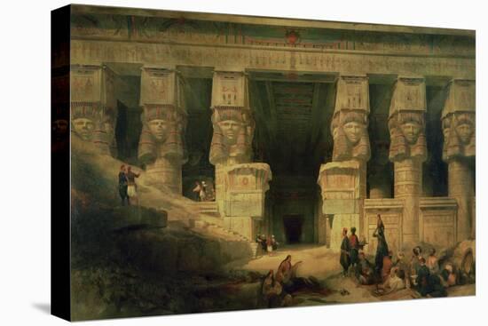 The Temple of Dendera, Upper Egypt, 1841-David Roberts-Premier Image Canvas