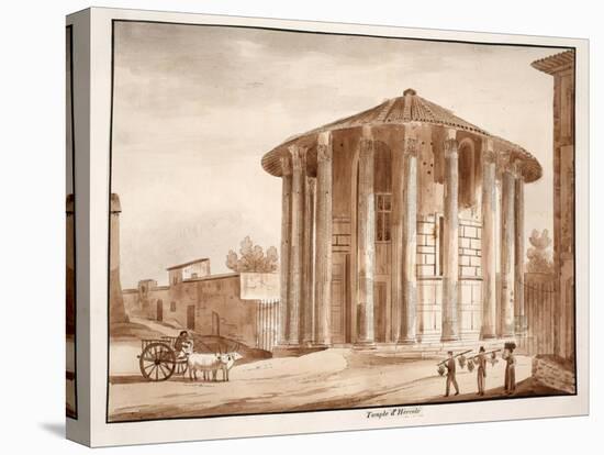 The Temple of Hercules Victor, 1833-Agostino Tofanelli-Premier Image Canvas