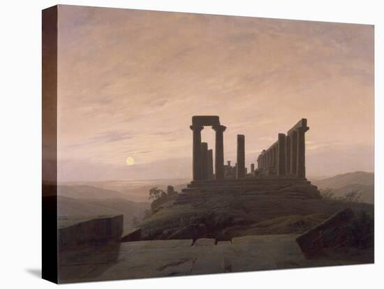 The Temple of Juno in Agrigento-Caspar David Friedrich-Premier Image Canvas