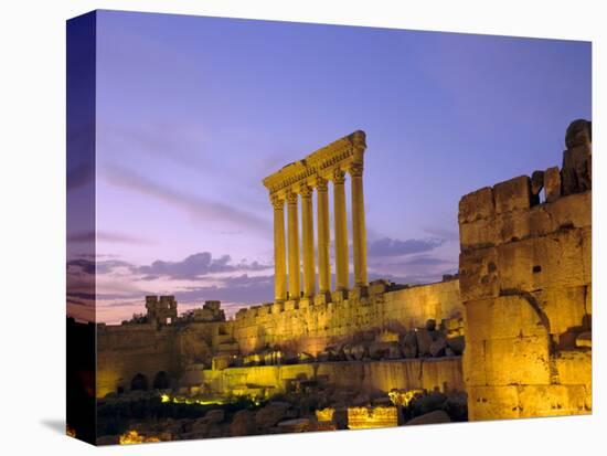 The Temple of Jupiter, Baalbek, Bekaa Valley, Lebanon-Charles Bowman-Premier Image Canvas