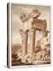 The Temple of Jupiter Tonans, Ruins, 1833-Agostino Tofanelli-Premier Image Canvas