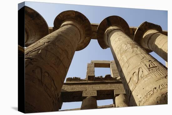 The Temple of Karnak at Luxor, Egypt.-Julien McRoberts-Premier Image Canvas