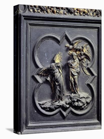 The Temptation of Christ, Sixth Panel of the North Doors of the Baptistery of San Giovanni, 1403-24-Lorenzo Ghiberti-Premier Image Canvas