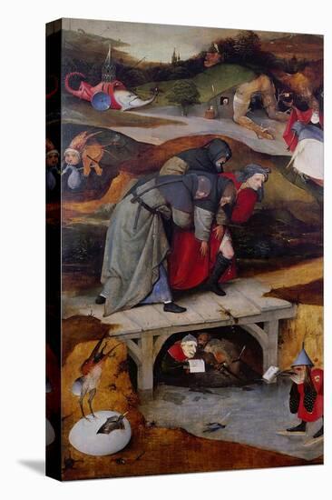 The Temptation of Saint Anthony (Detail of Left Wing of a Triptyc), Between 1495 and 1515-Hieronymus Bosch-Premier Image Canvas