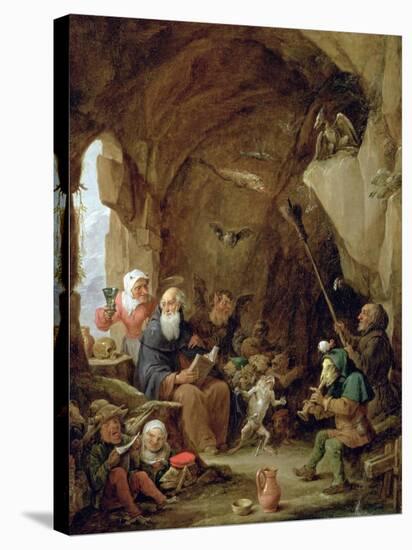 The Temptation of St. Anthony in a Rocky Cavern-David Teniers the Younger-Premier Image Canvas