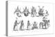 The Ten Avatars or Incarnations of Vishnu, C1880-null-Premier Image Canvas