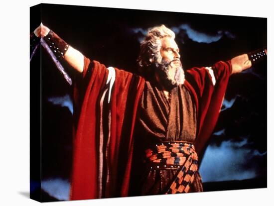 The Ten Commandments, Charlton Heston, 1956-null-Stretched Canvas