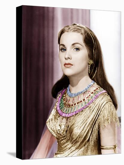 THE TEN COMMANDMENTS, Debra Paget, 1956-null-Stretched Canvas