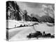 The Tents of the Hunza and of the Italian Alpinists of the Ascent of K2 at Concordia Camp-null-Premier Image Canvas