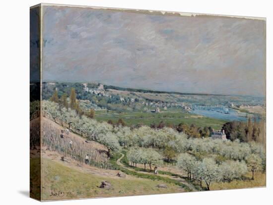 The Terrace at Saint-Germain, Spring, 1875-Alfred Sisley-Premier Image Canvas