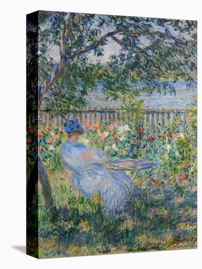 The Terrace at Vétheuil-Claude Monet-Premier Image Canvas