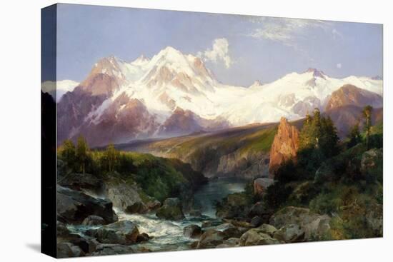 The Teton Range, 1897-Thomas Moran-Premier Image Canvas