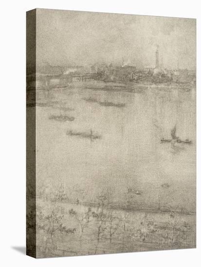 The Thames, 1896-James Abbott McNeill Whistler-Premier Image Canvas