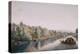 The Thames at Richmond, 1770-1780 (W/C on Paper)-William Marlow-Premier Image Canvas