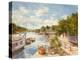 The Thames at Richmond, 2012-Christopher Glanville-Premier Image Canvas