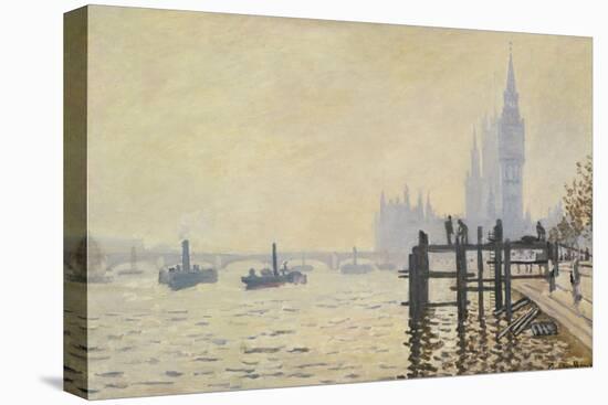 The Thames Below Westminster-Claude Monet-Premier Image Canvas