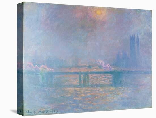The Thames with Charing Cross Bridge, 1903 (oil on canvas)-Claude Monet-Premier Image Canvas