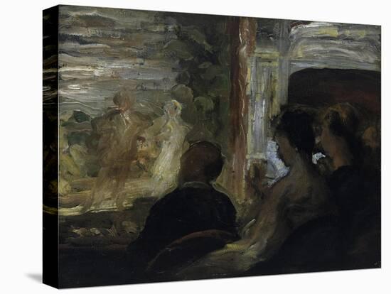 The Theatre Box-Honoré Daumier-Premier Image Canvas