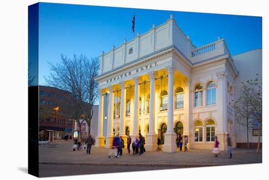 The Theatre Royal at Christmas, Nottingham, Nottinghamshire, England, United Kingdom, Europe-Frank Fell-Premier Image Canvas