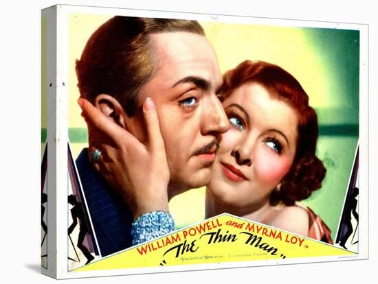 The Thin Man, William Powell, Myrna Loy, 1934-null-Stretched Canvas