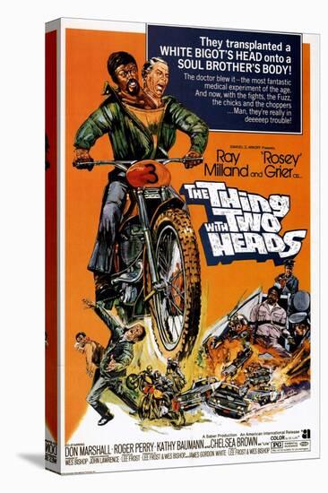 The Thing With Two Heads, Ray Milland, Rosey Grier, 1972-null-Stretched Canvas