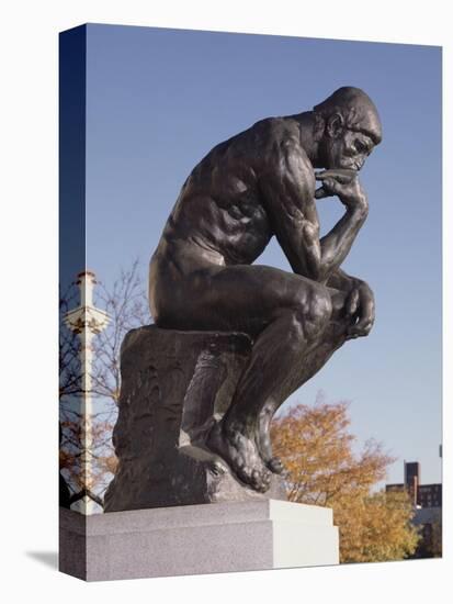 The Thinker, 1904 (Bronze)-Auguste Rodin-Premier Image Canvas