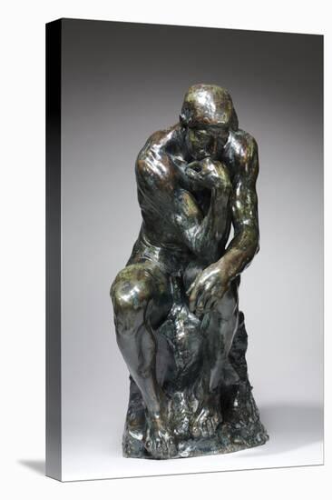 The Thinker, c.1880 (bronze)-Auguste Rodin-Premier Image Canvas