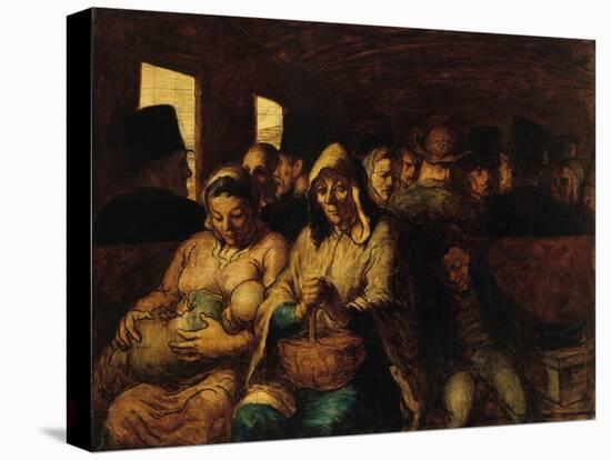 The Third-Class Carriage by Honoré Daumier-Honore Daumier-Premier Image Canvas