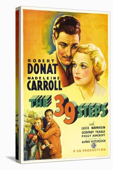 The Thirty-nine Steps, 1935, "The 39 Steps" Directed by Alfred Hitchcock-null-Premier Image Canvas