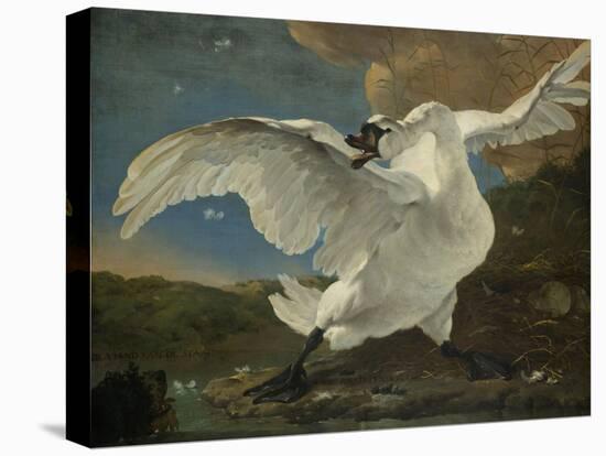The Threatened Swan, c.1650-Jan Asselyn-Premier Image Canvas