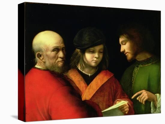 The Three Ages of Man, circa 1500-01-Giorgione-Premier Image Canvas